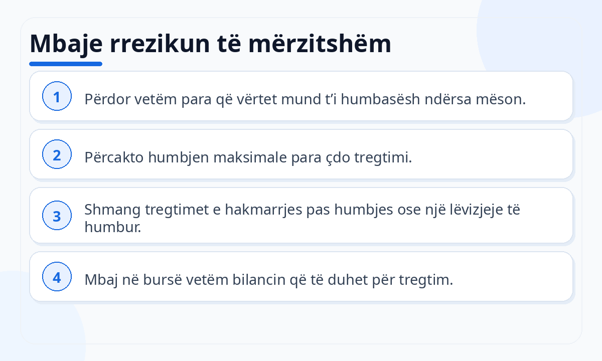 Mbaje rrezikun të mërzitshëm
