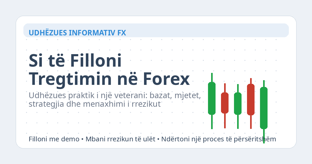 Si të filloni tregtimin në Forex — imazhi kryesor