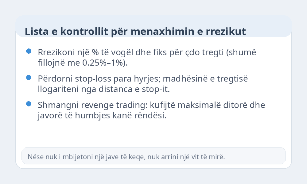 Infografikë për menaxhimin e rrezikut