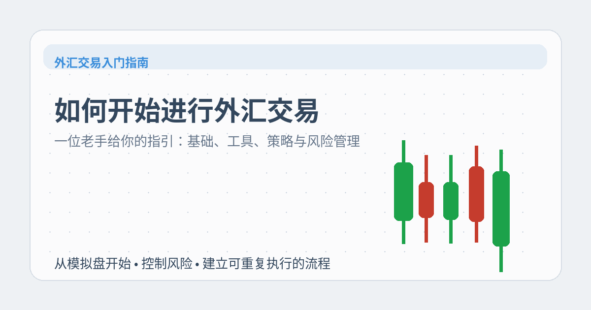 如何开始进行外汇交易 — 首图