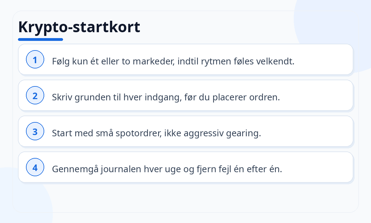 Krypto-startkort