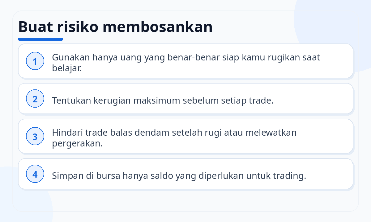 Buat risiko membosankan