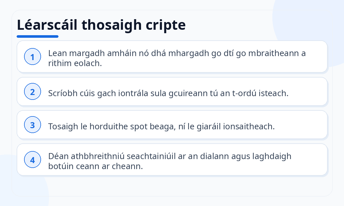 Léarscáil thosaigh cripte