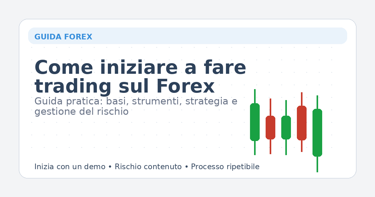 Come iniziare a fare trading sul Forex — immagine principale