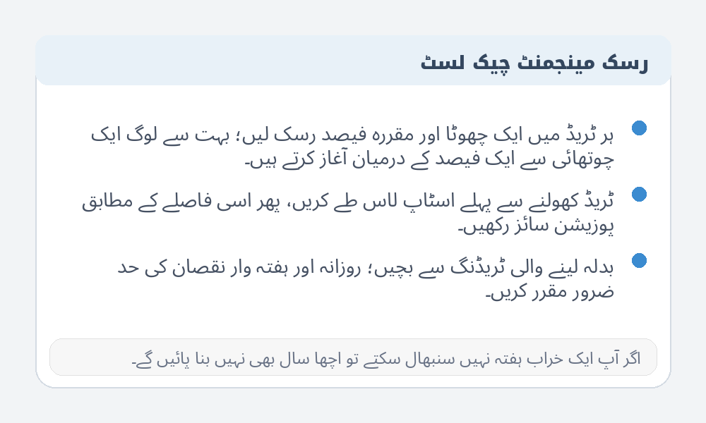 رسک مینجمنٹ چیک لسٹ انفोगرافک