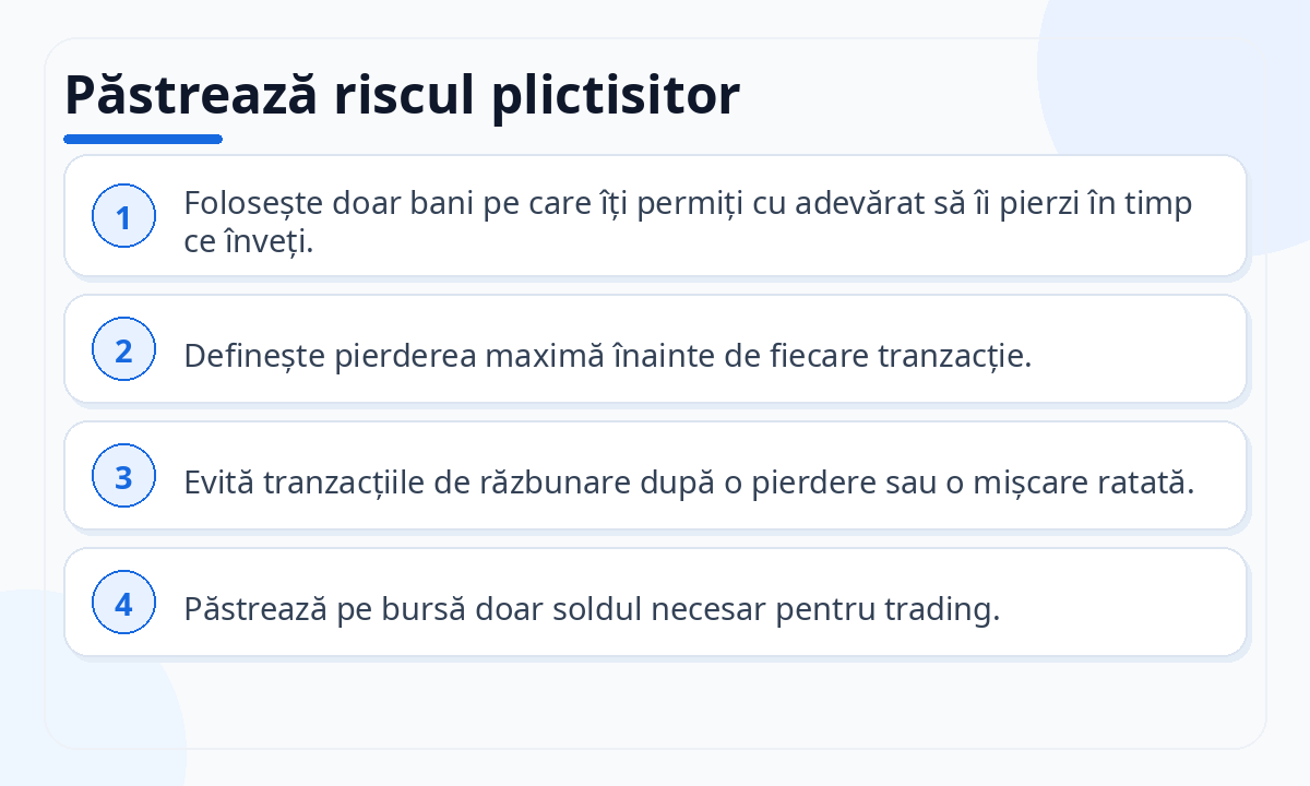 Păstrează riscul plictisitor