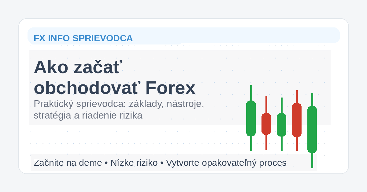 Ako začať obchodovať Forex — úvodný obrázok