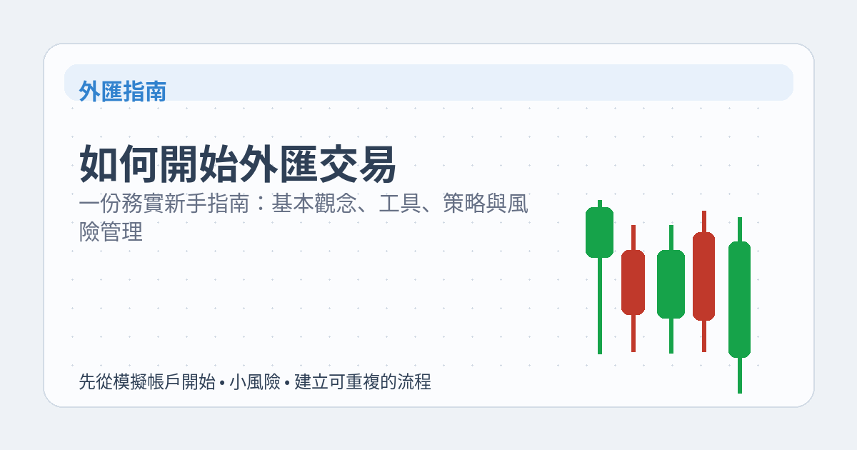 如何開始外匯交易主視覺