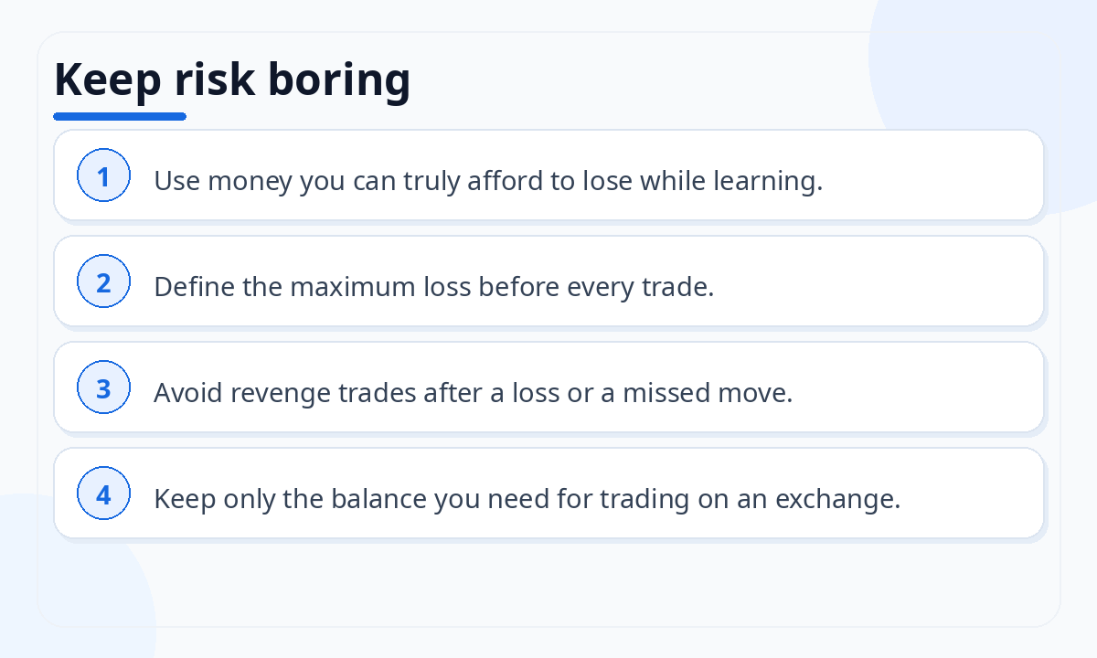 Keep risk boring
